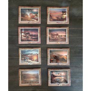 Set of 8 Terry Redlin's "Tranquil Retreats" Collector Edition Bradford Exchange